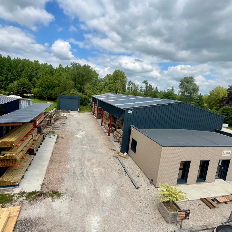 La Scierie Danel vue du ciel