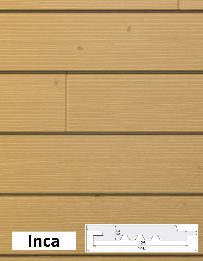 Bardage Essentiel Epicéa saturé / Profil INCA